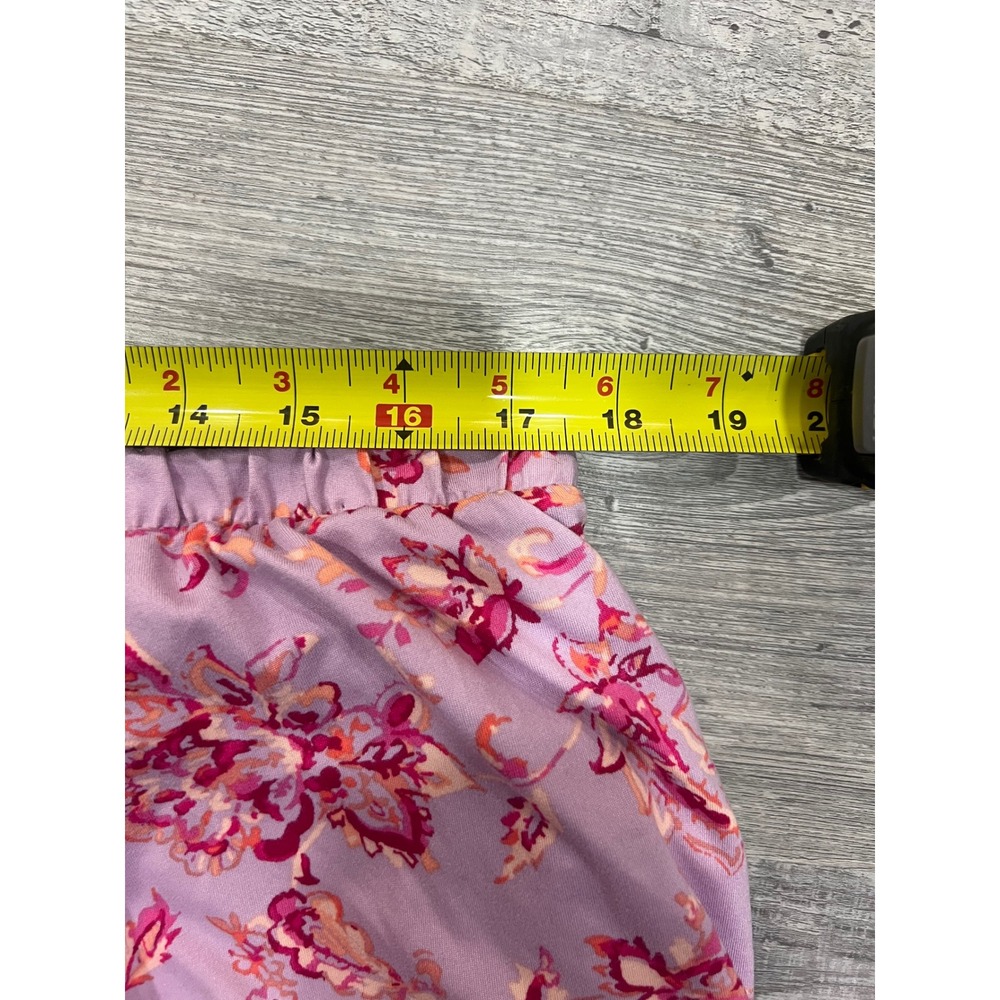 The Pioneer Woman Lavender Floral Pajama Pants Plus Size 2X Wide Leg Lounge - Picture 3 of 6